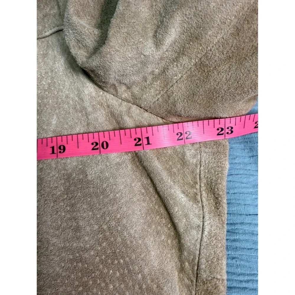 Vintage Tan Suede Leather Jacket Western Ranchwear Cowboy Blazer Quite Luxury XL